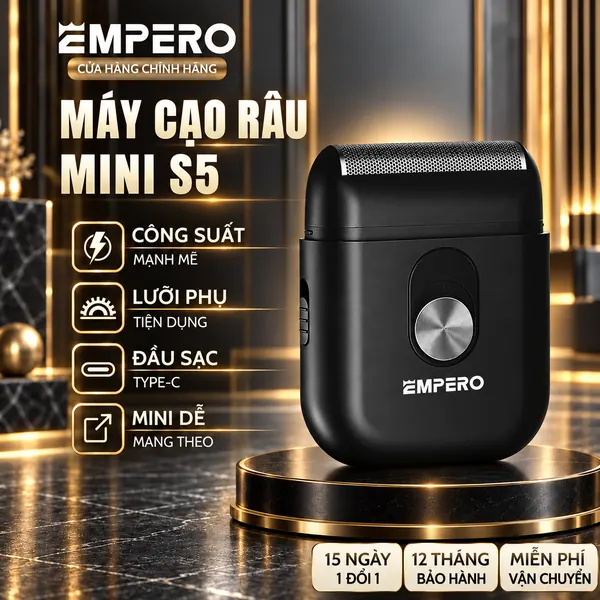 Banner máy cạo râu mini EMPERO S5